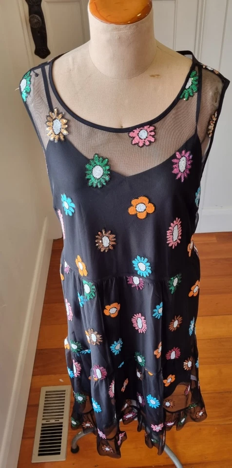 NWT Gorman size 20 flowering sequin dress - image 4 of 4