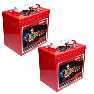 #ad 2x US BATTERY US2000 6V 220Ah GC2 Deep Cycle Batteries for Solar Power Boats $562.95