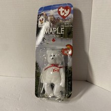 Maple The Bear -1999 McDonald's Ty Beanie Baby RARE OAKBROOK
