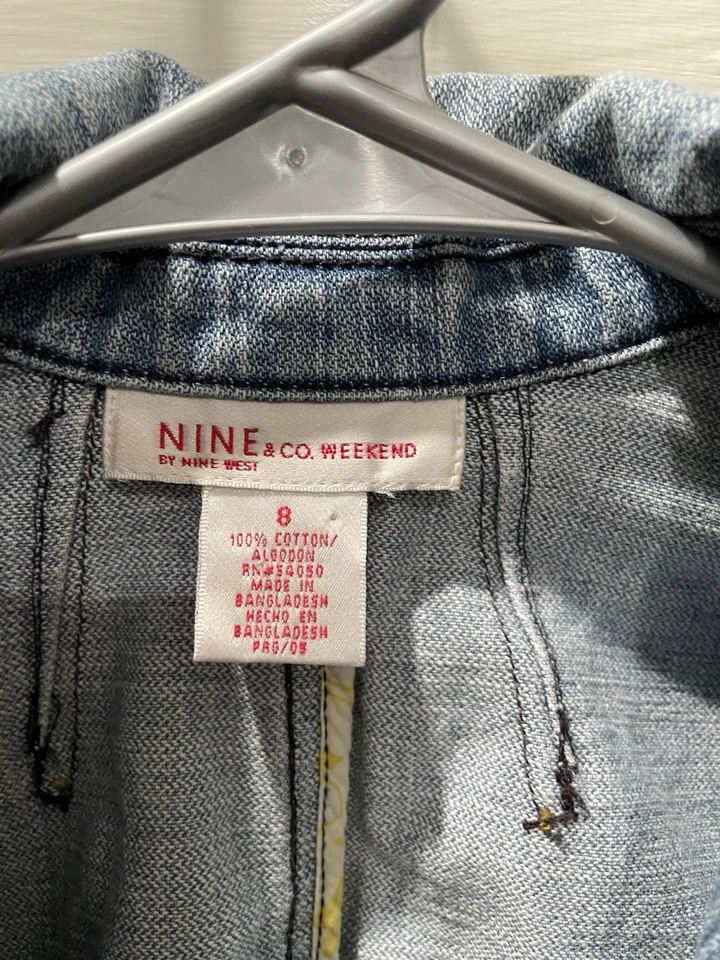 Chaqueta vaquera para mujer, talla 8, Cottage Core Foto 4 de 4