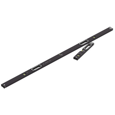 Stabila 196-2 Dark Shadow Wasserwaage Doppelpack Set 40 & 183cm Limited Edition