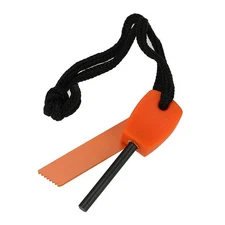 10pcs Flint Fire Starter Magnesium Rod Scraper Emergency Survival Kits Lighter