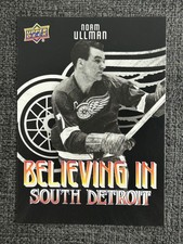 Norm Ullman 2025-26 Detroit Red Wings Centennial Believing in South #BSD-19