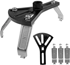 Car Fuel Pump Removal Tool, Adjustable Fuel Lid Tank Cover Collar Ring Spanner,