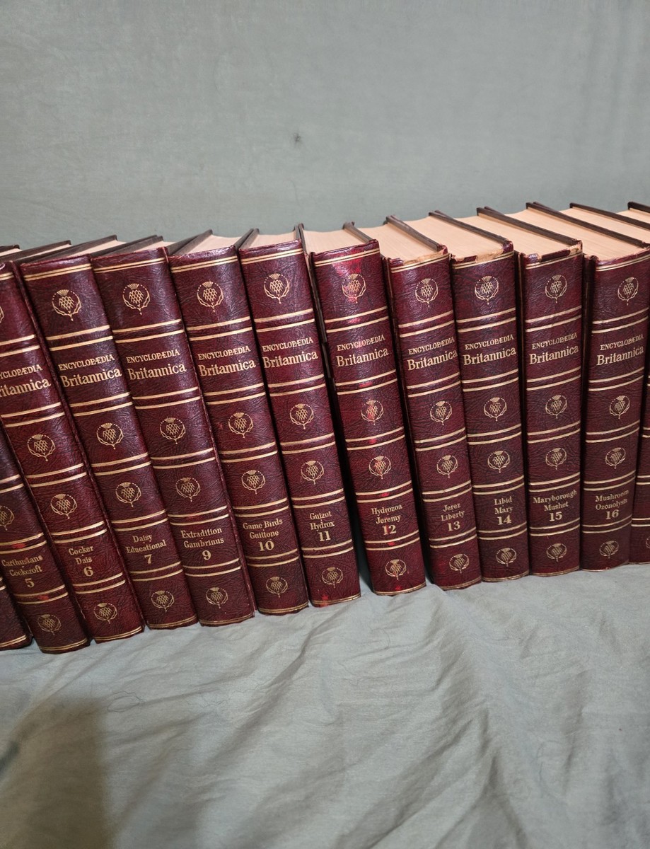 1960 Encyclopedia Britannica Set 1-21 23 + Index & Dictionary | eBay