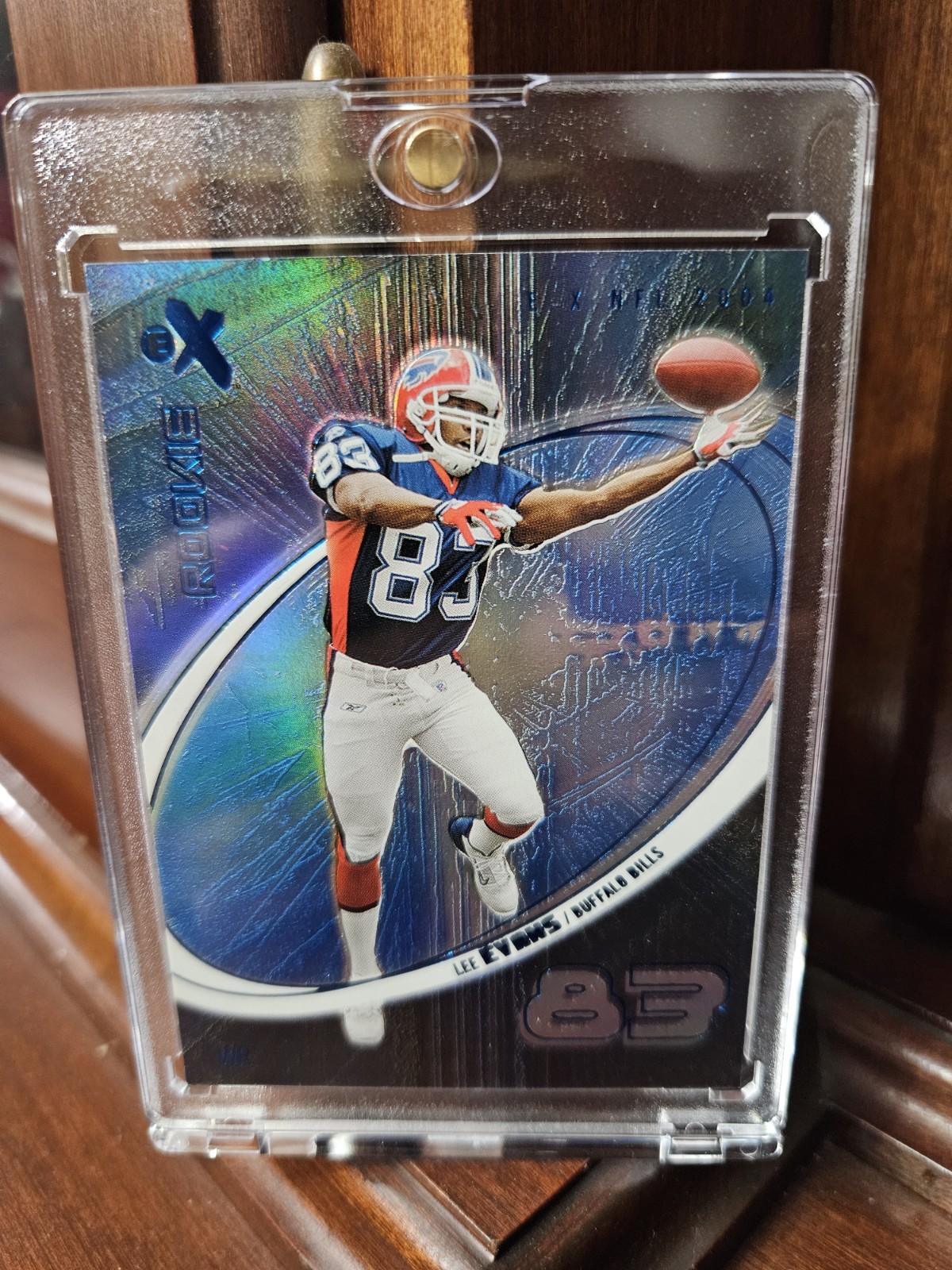 Lee Evans Fleer E-X #57 Essential Credentials Now