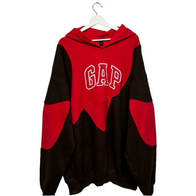 Vintage Gap Rework Herren Hoodie Pullover Sweater Gr. XL