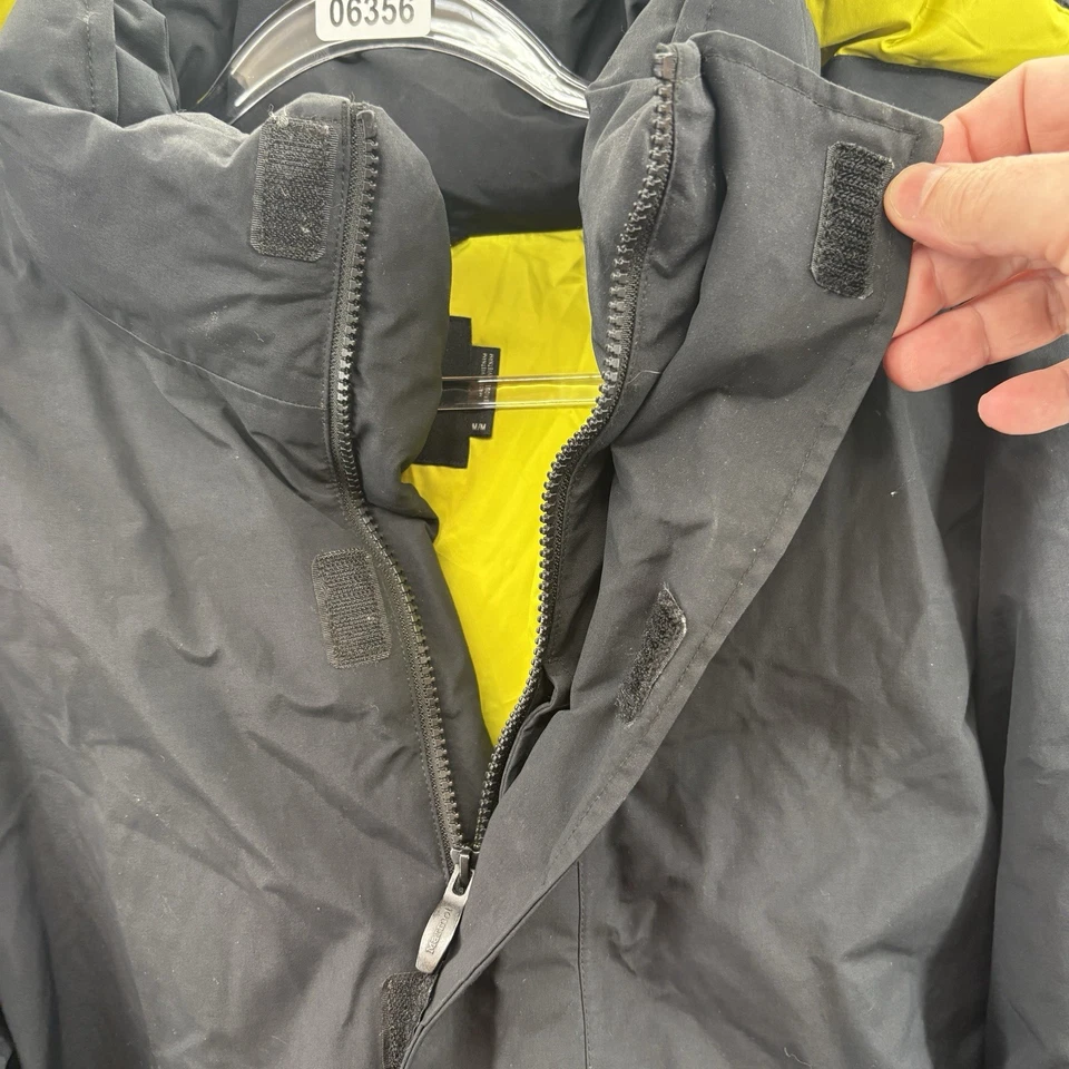 Chaqueta Marmot Mammoth Gore Tex Para Hombre Mediana Plumón de Ganso Parka Con Capucha Negra Adulto M Foto 3 de 4