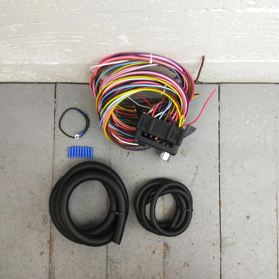 1950 - 1965 International 8 Circuit Wire Harness fits painless complete fuse - Image 3 of 4