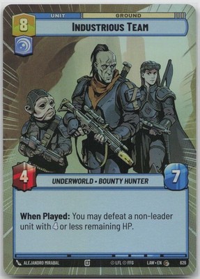 Industrious Team (Hyperspace Foil) Foil Common A Lawless Time 626 NM