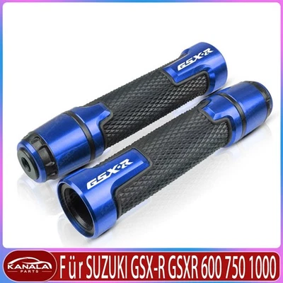 2026 Neu Für SUZUKI GSXR 600 750 1000 CNC Motorrad 7/8" 22MM Rubber Handgriff  - Bild 1 von 4
