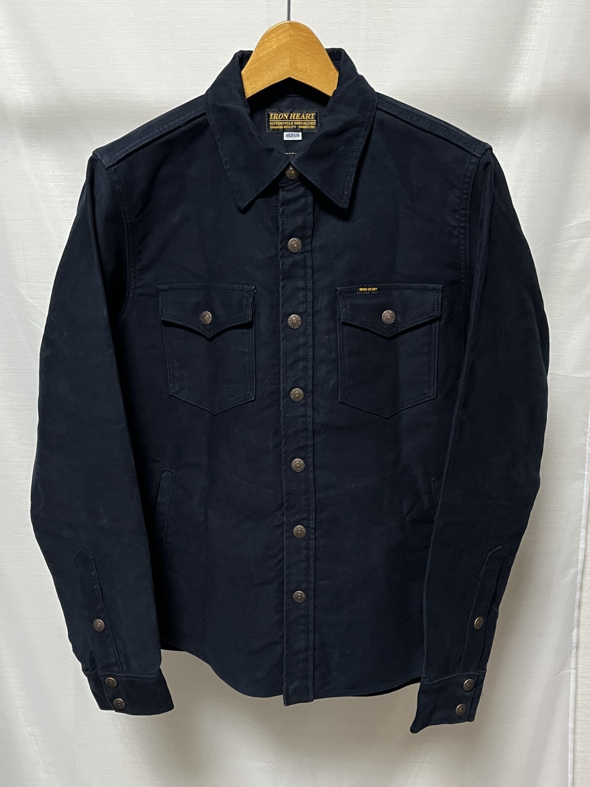 Rare IRON HEART IHSH-216 Heavy Moleskin CPO Shirt Jacket M image 2