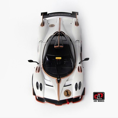 LCD 1/64 パガーニ Pagani Huayra R ウアイラ White 1/64 LCD Pagani Huayra R (Matte Pearl White) Diecast Car Model