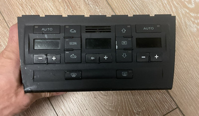 02-05 Audi A4 B6 HVAC AC Control Unit w/o Heated Seats 8E0820043F  See pics b56a