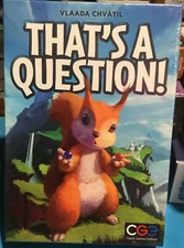 BOARD GAME - THAT'S A QUESTION!  CZECH GAMES EDITION.  NEW/ SEALED