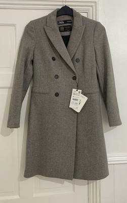 zara single breasted coat