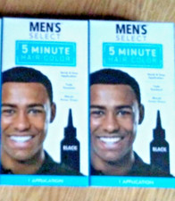 Lot 2 Men Select Hair Color Dye Black Fast Young Macho Look Halloween FreeShip