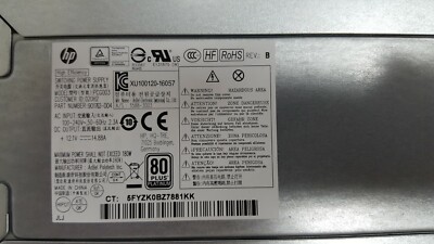 901762-004 HP ProDesk 600 EliteDesk 800 G3 MT SFF 180W Power