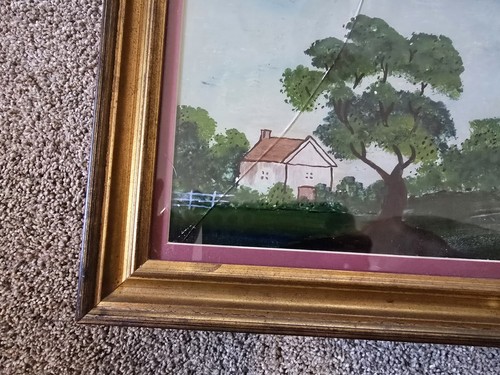 UNUSUAL OIL PAINTING - Picture 4 of 4