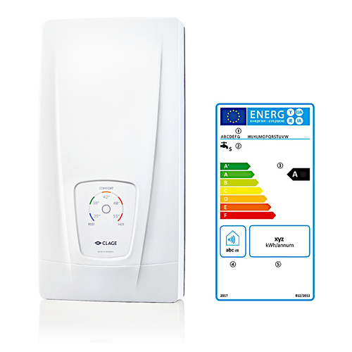 Durchlauferhitzer Clage Dcx Electronic Mps 18 27kw 400v CLAGE E Komfort Durchlauferhitzer DCX Next, 18/21/24/27 kW, 400V