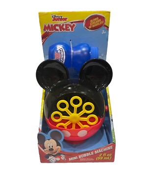NEW Disney Junior Mickey Mouse Red Bubble Blower Stroller Magic Disneyland Must