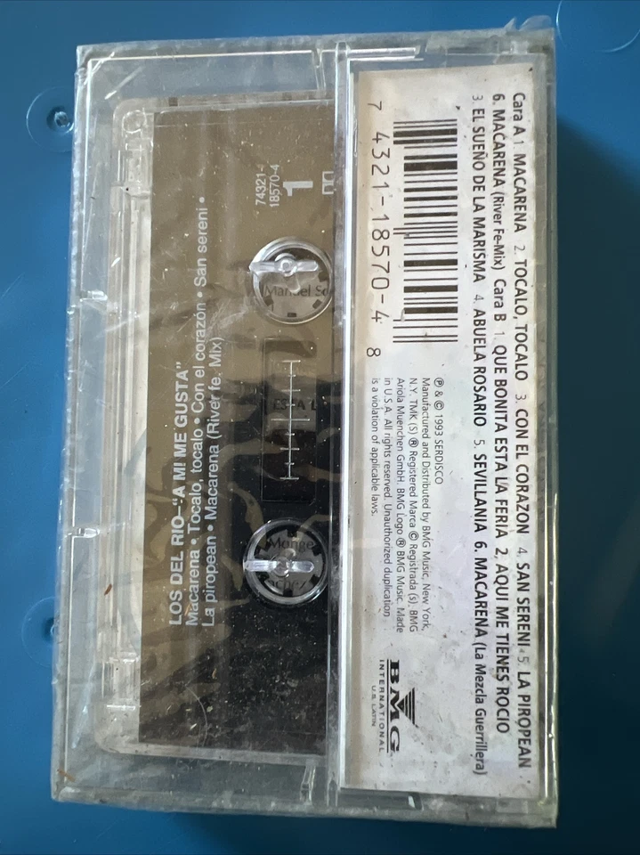 LOS DEL RIO - A MI ME GUSTA - 1993 MEXICAN TAPE ALBUM, LATIN POP - Image 2 of 2