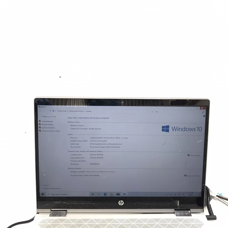 HP Pavilion x360 Convertible 15.6" i5-10210U 8GB 256GB Win 10 Home W/Cam H1762 - Image 2 of 4