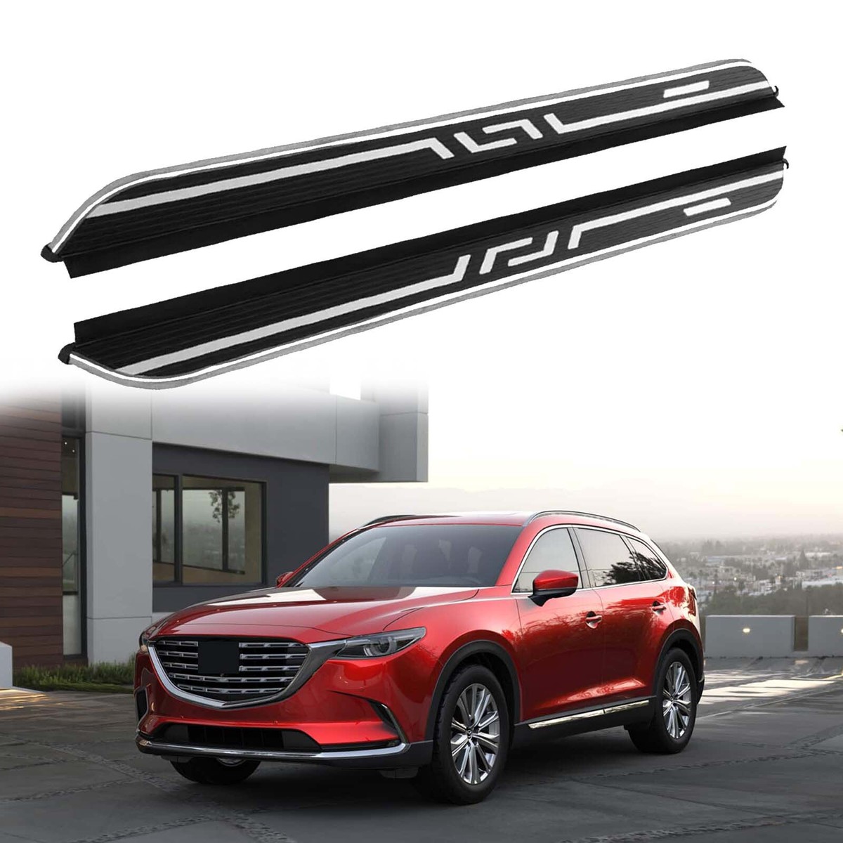 Aluminum Door Side Step Running Board Nerf Bar Fits for Mazda CX-9