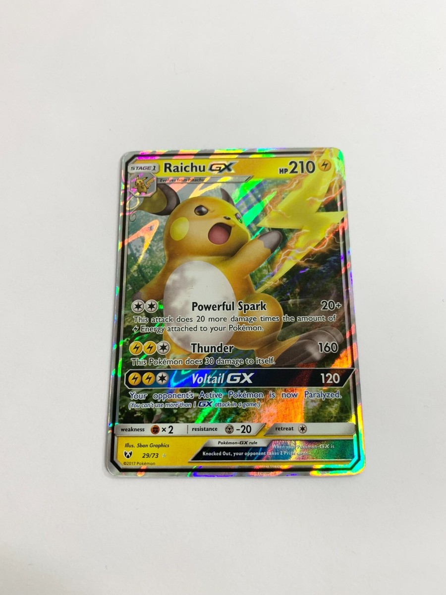 Raichu GX Shining Legends (NM) Pokemon Card # 29/73 | eBay