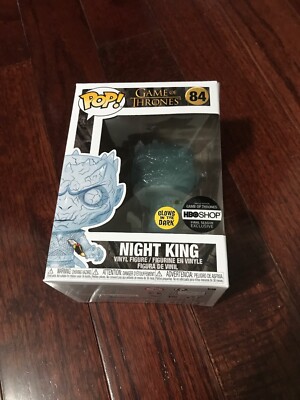 Exclusive Glow in the Dark Crystal Night King with Dagger Funko Pop!
