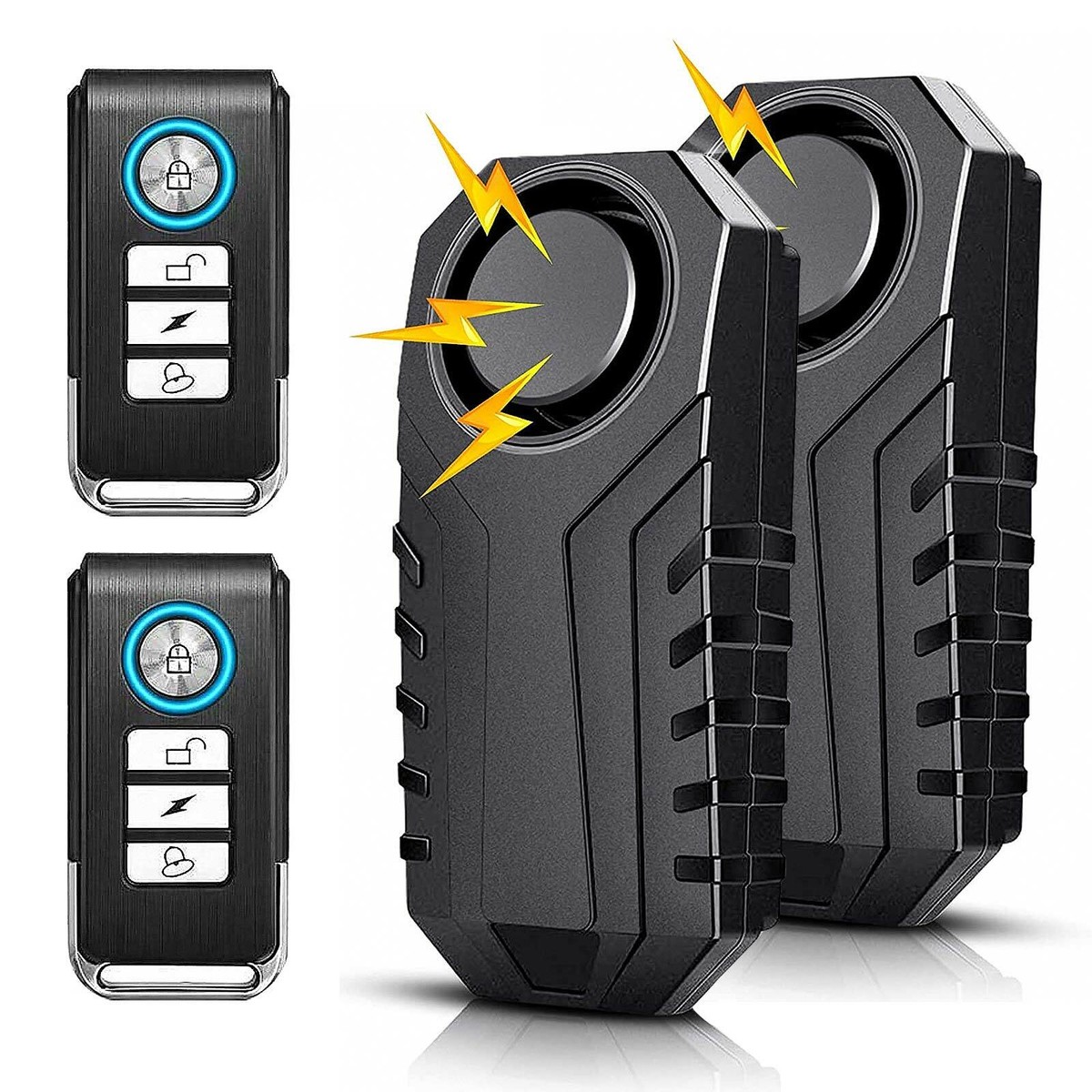Wireless Remote Control Cycle Anti Theft Alarm Mengshen Updated Anti Theft  Bicycle Alarm, 113dB Waterproof Wireless