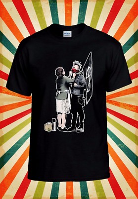 Banksy Punk Mum Anarchy Art lustiges Männer Frauen Trägershirt Tank Top Unisex T-Shirt 1780