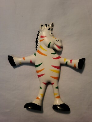 Fruit Stripe Zebra Gum Lifesavers Bendy Toy Figure Advertising Nabisco 5'' Mascot