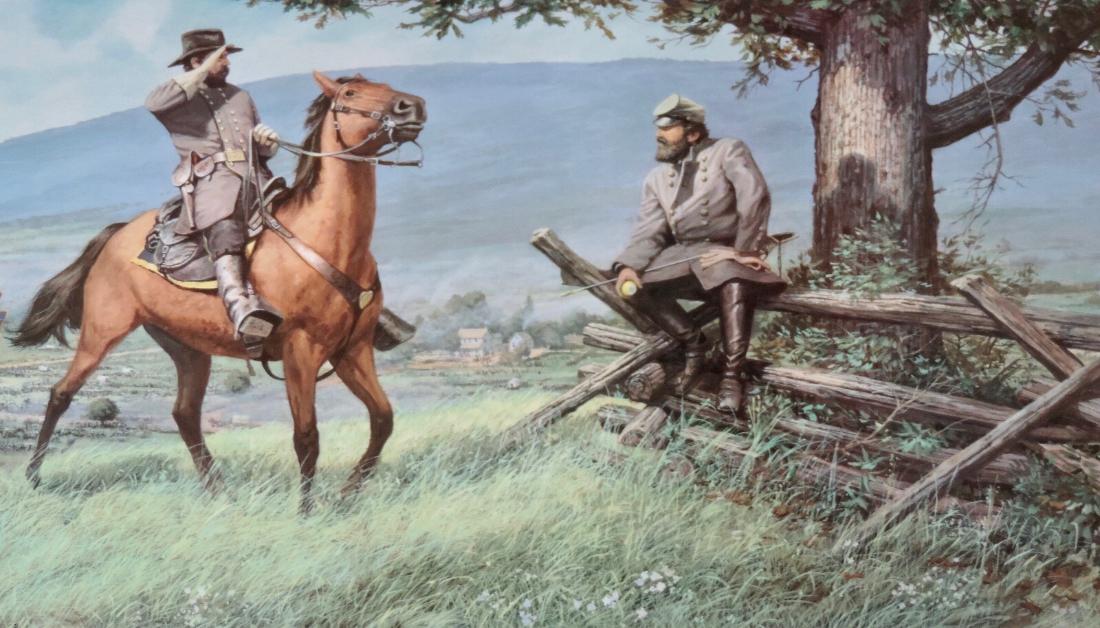 Dale Gallon Lord Of The Valley Civil War Print Mint eBay