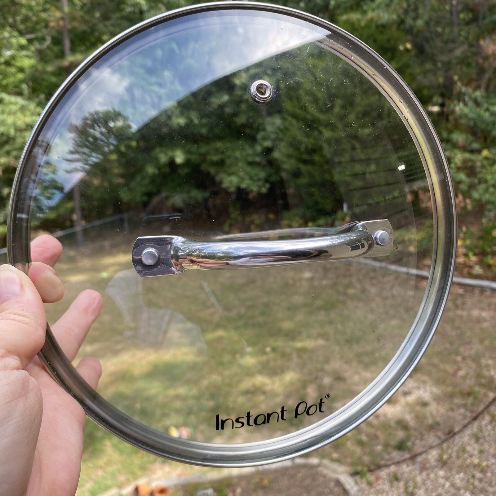 Instant Pot Tempered Glass Lid For 6 Qt/5.7 L, Steam Vent, Dishwasher Safe-image