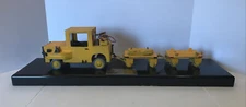 Vintage One Of A Kind Mining Underground Locomotive And Carts Model Art Display