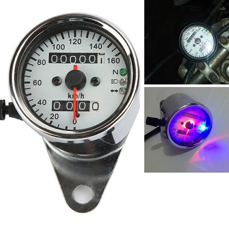 Motorcycle LED Backlit Speedometer For Suzuki Intruder VS 700 750