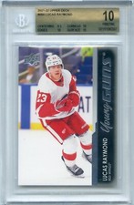 2021-22 Upper Deck Lucas Raymond Young Guns Rookie #464 BGS 10 Pristine