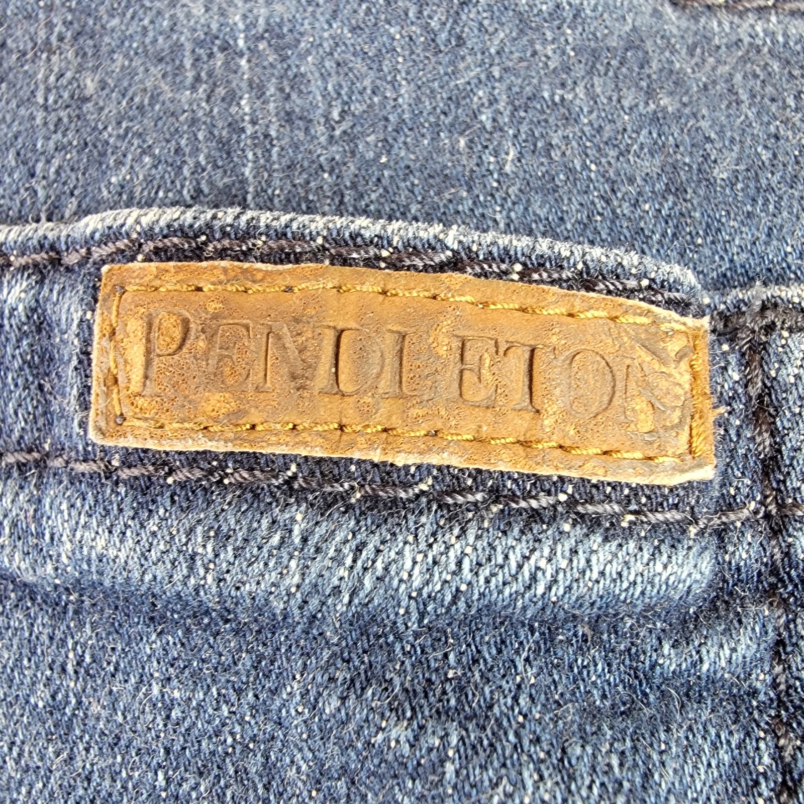 Pendleton Jeans Stretch Straight Boot Cut Size 14… - image 8