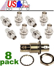 8pcs x Shure 95A8994 BNC Bulk Head Adapter for Remote Antenna Mounting