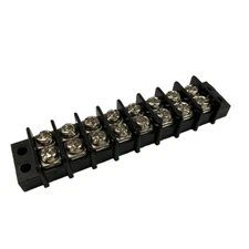 12 30A 12V Junction Block, Bus Bar Terminal in Plated Brass US Stock
