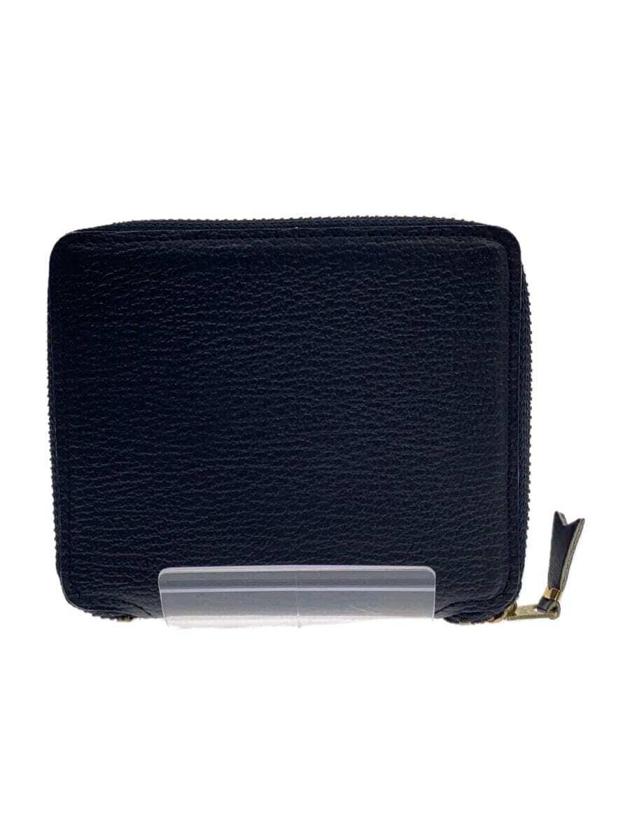 tricot COMME des GARCONS Wallet Leather BLK Plain Men's with