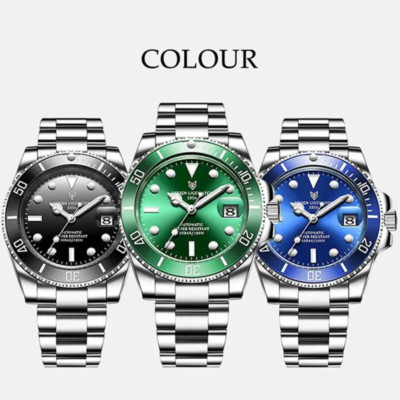 2024 Neu Uhr Herren Mechanische Armbanduhr Luxus Automatikuhr Edelstahl
