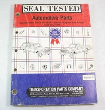 Jeep Willys Station Wagon Truck 1952 -1978 Parts Identification Manual Guide Oem Jeep Willys Station Wagon Truck 1952 -1978 Parts Identification Manual Guide Oem