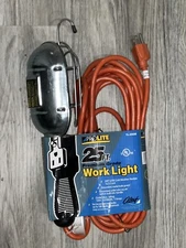 PROLITE 25FT PREMIUM GRADE WORK LIGHT TL-25GM 16/3 CORD (C12D)