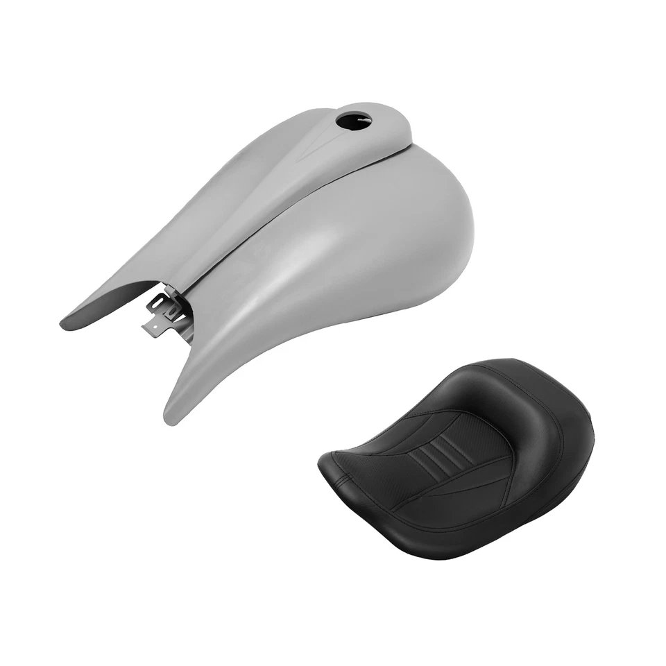 Asiento del conductor tanque de gasolina estirado apto para Harley Touring Road Glide 2008-2024 Foto 2 de 4