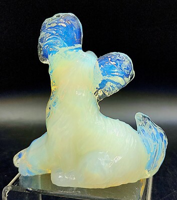 Vintage SABINO Paris 1930's Large Opalescent Superb Art Deco Glass