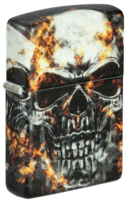 ZIPPO SMOKY SKULL DESIGN 540° MULTICOLOR mit oder Ohne Geschenk-Set    60006136