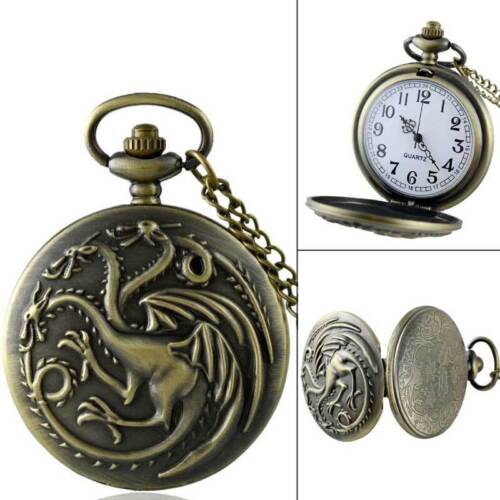 Orologio da tasca Steampunk quarzo vintage design antico collana ciondolo regalo retrò - Foto 85 di 98