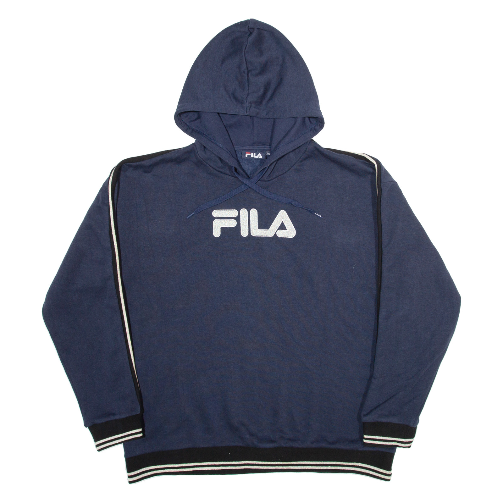 Felpa con cappuccio FILA donna blu 2XL